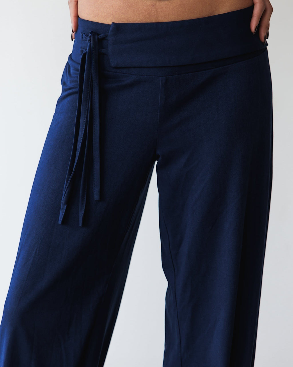 Victorian String Navy Pants