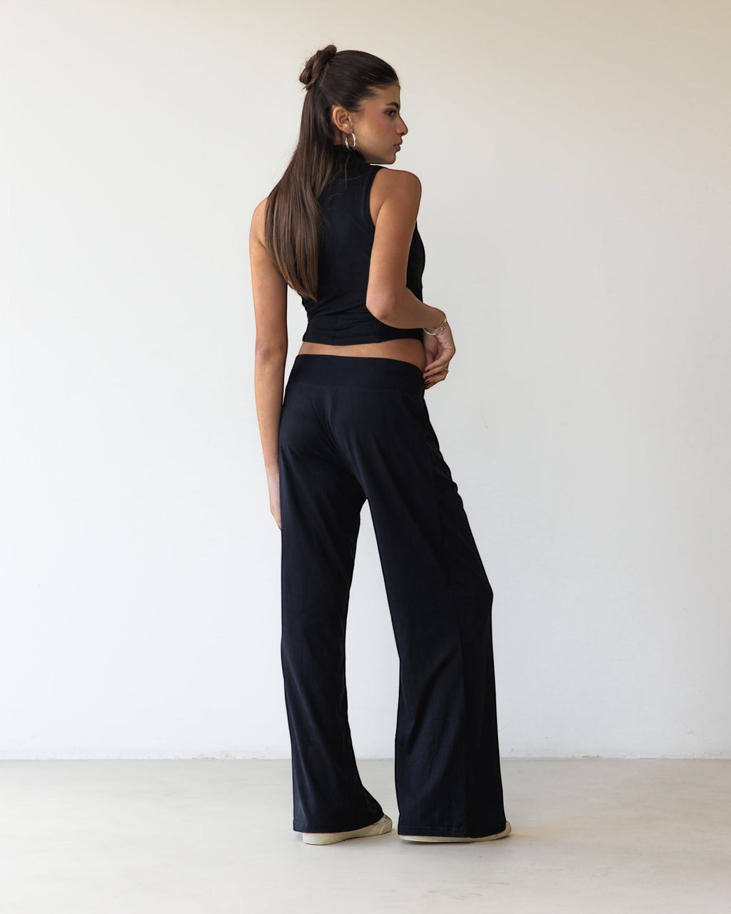 Victorian String Black Pants