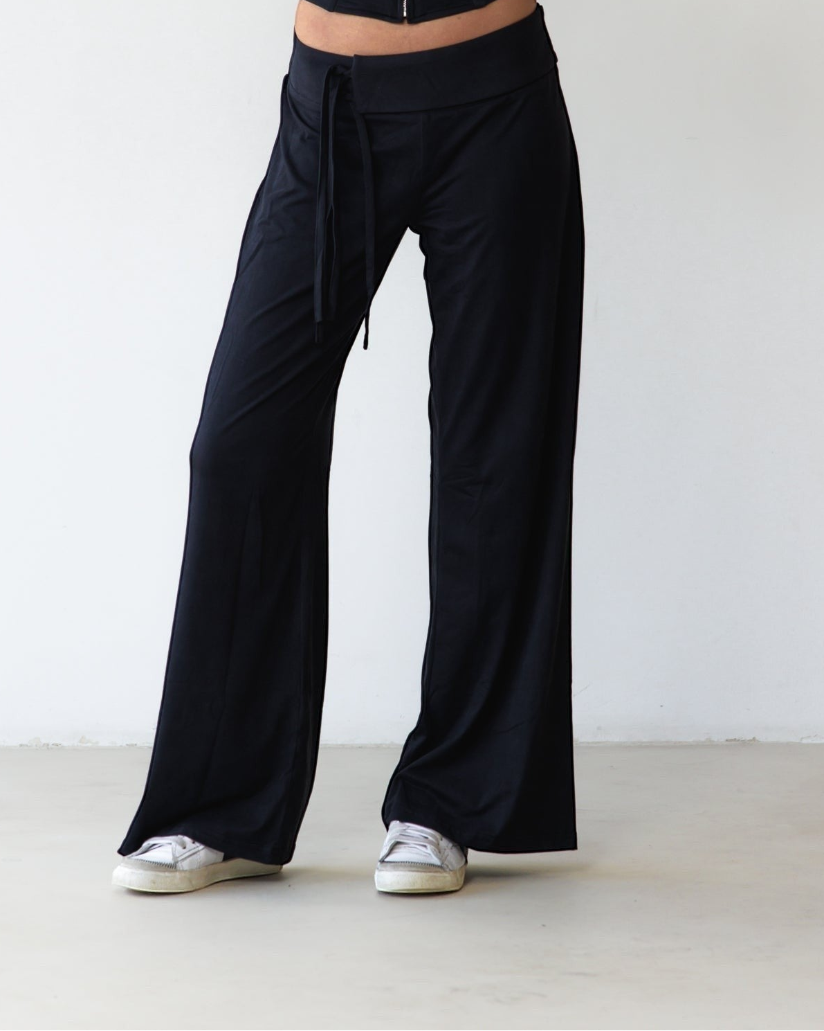 Victorian String Black Pants