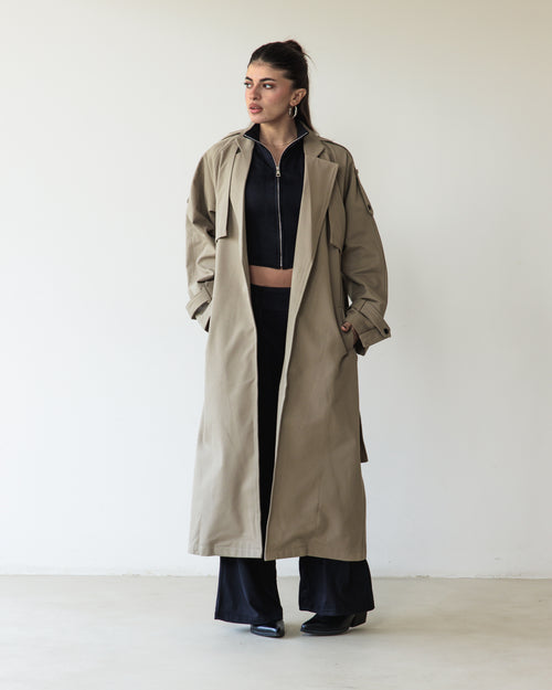 Beige Trench Coat