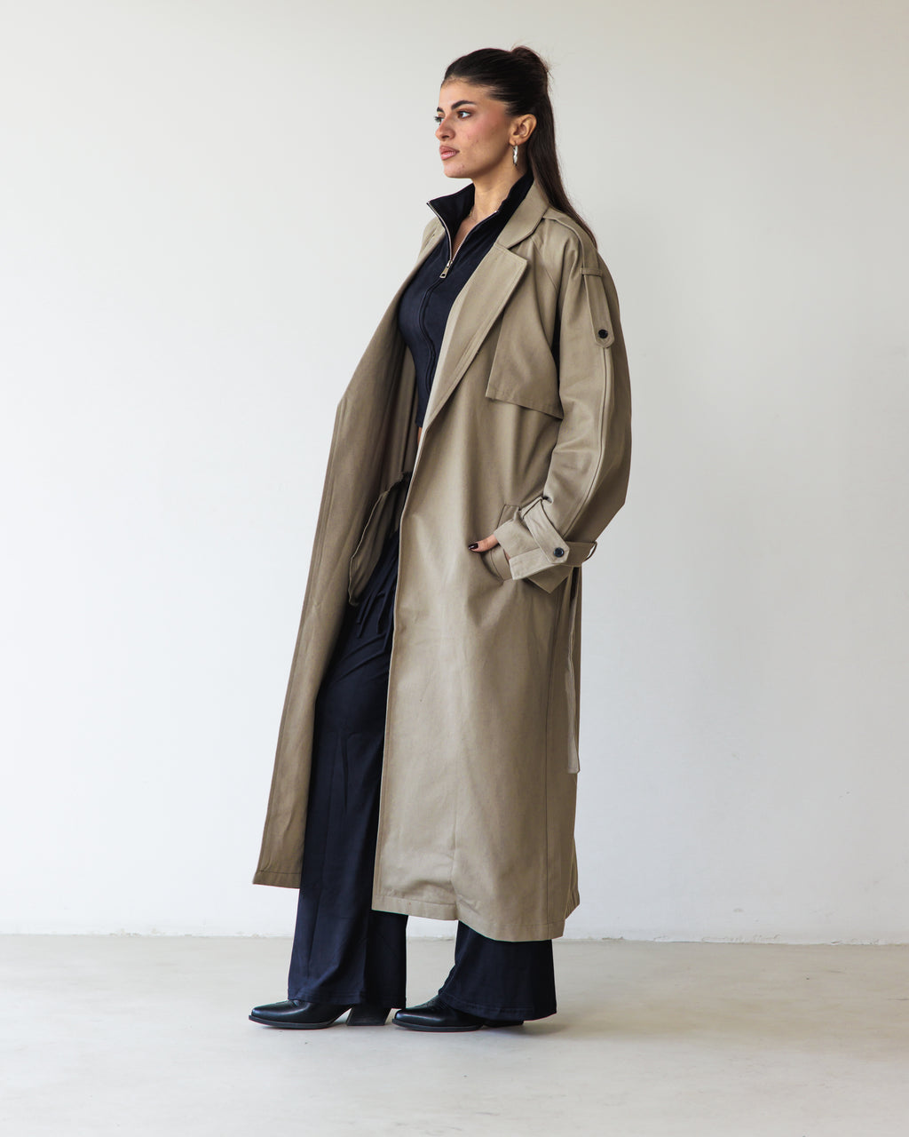 Beige Trench Coat