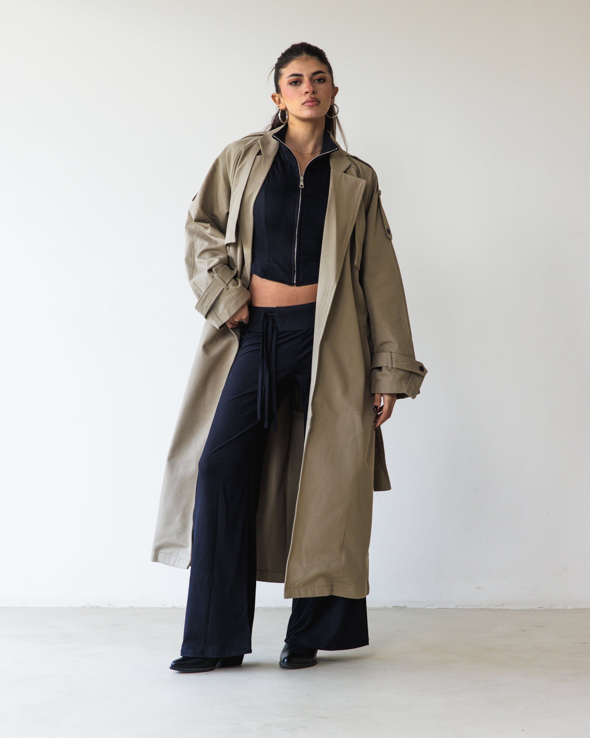 Beige Trench Coat
