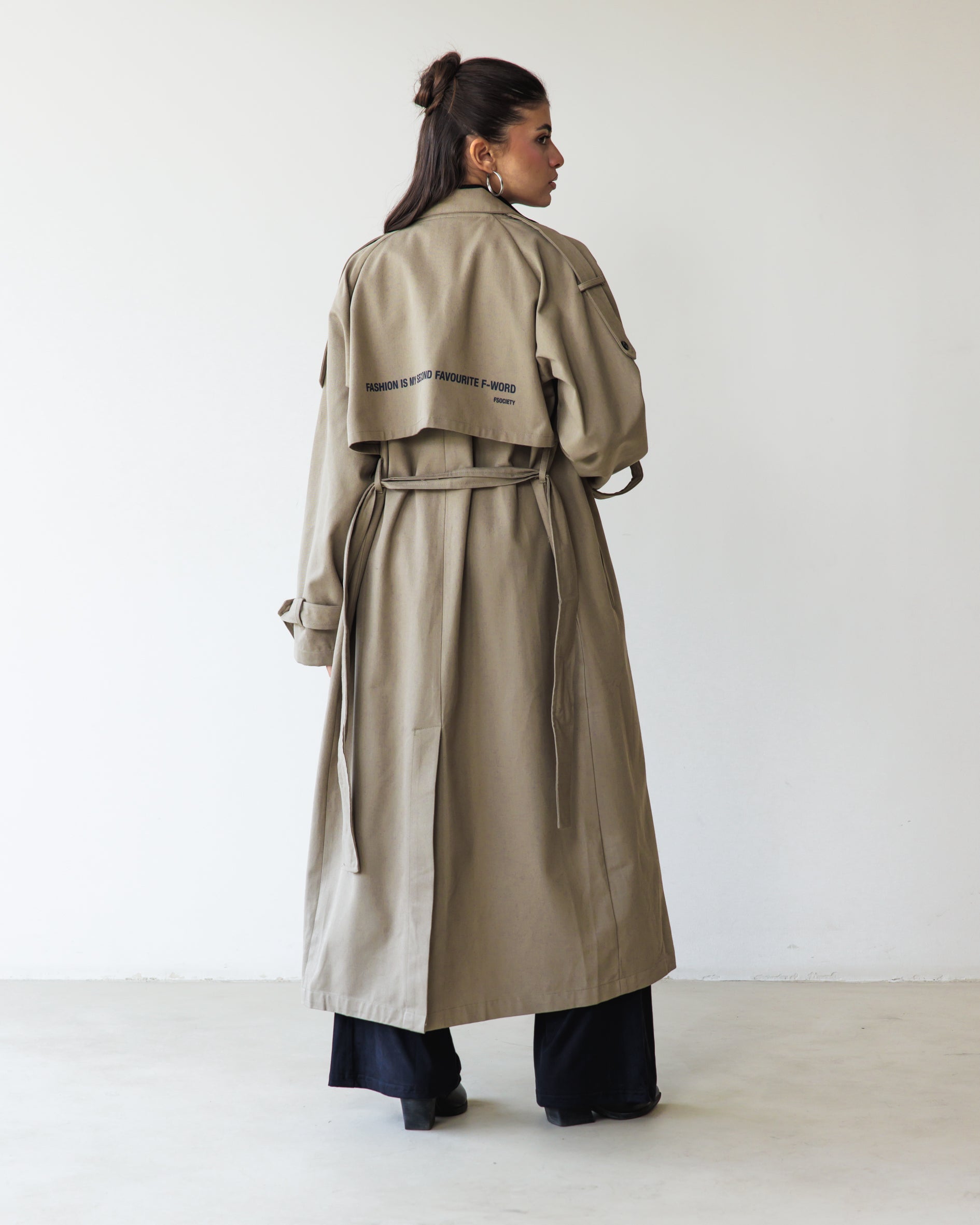 Beige Trench Coat