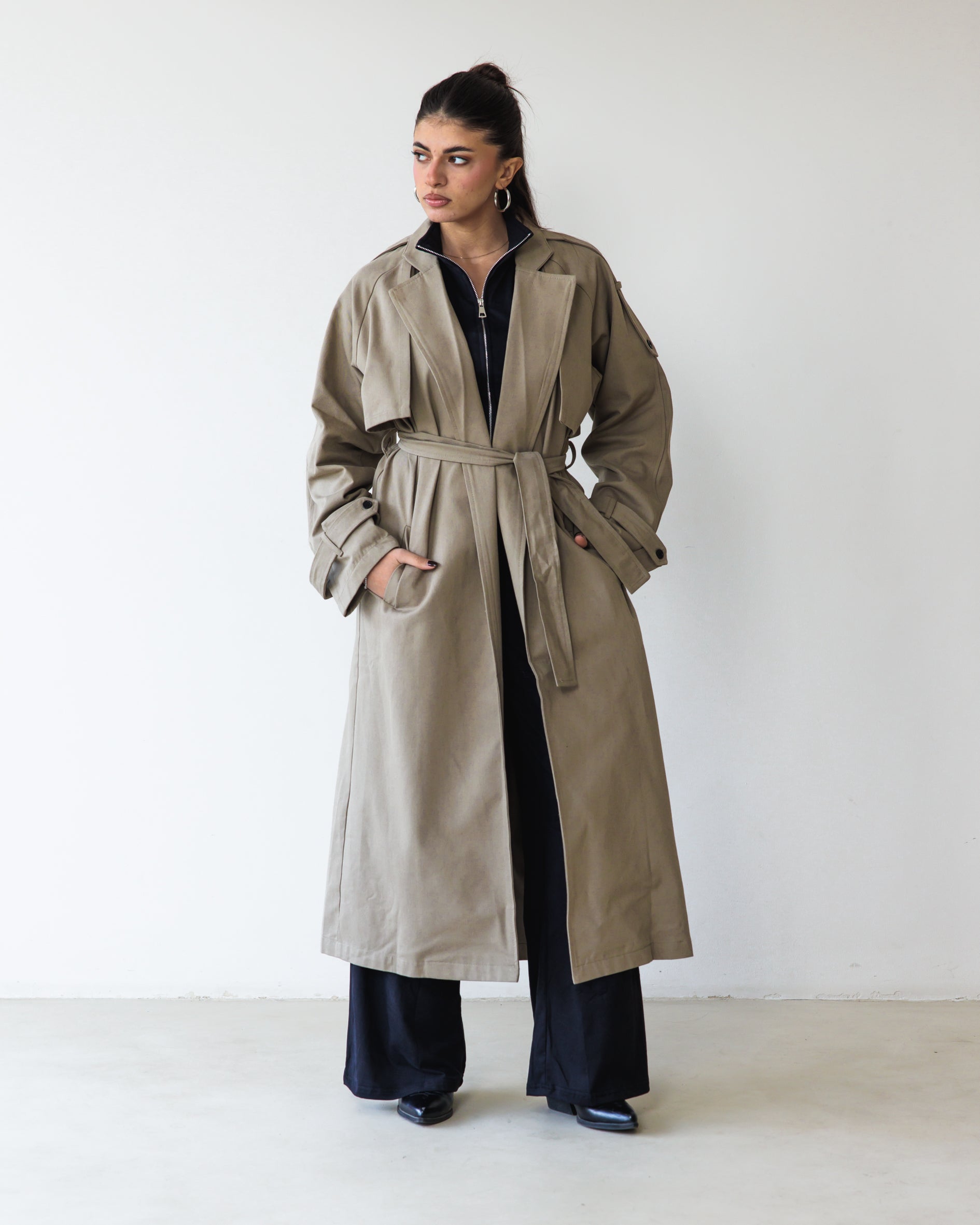 Beige Trench Coat