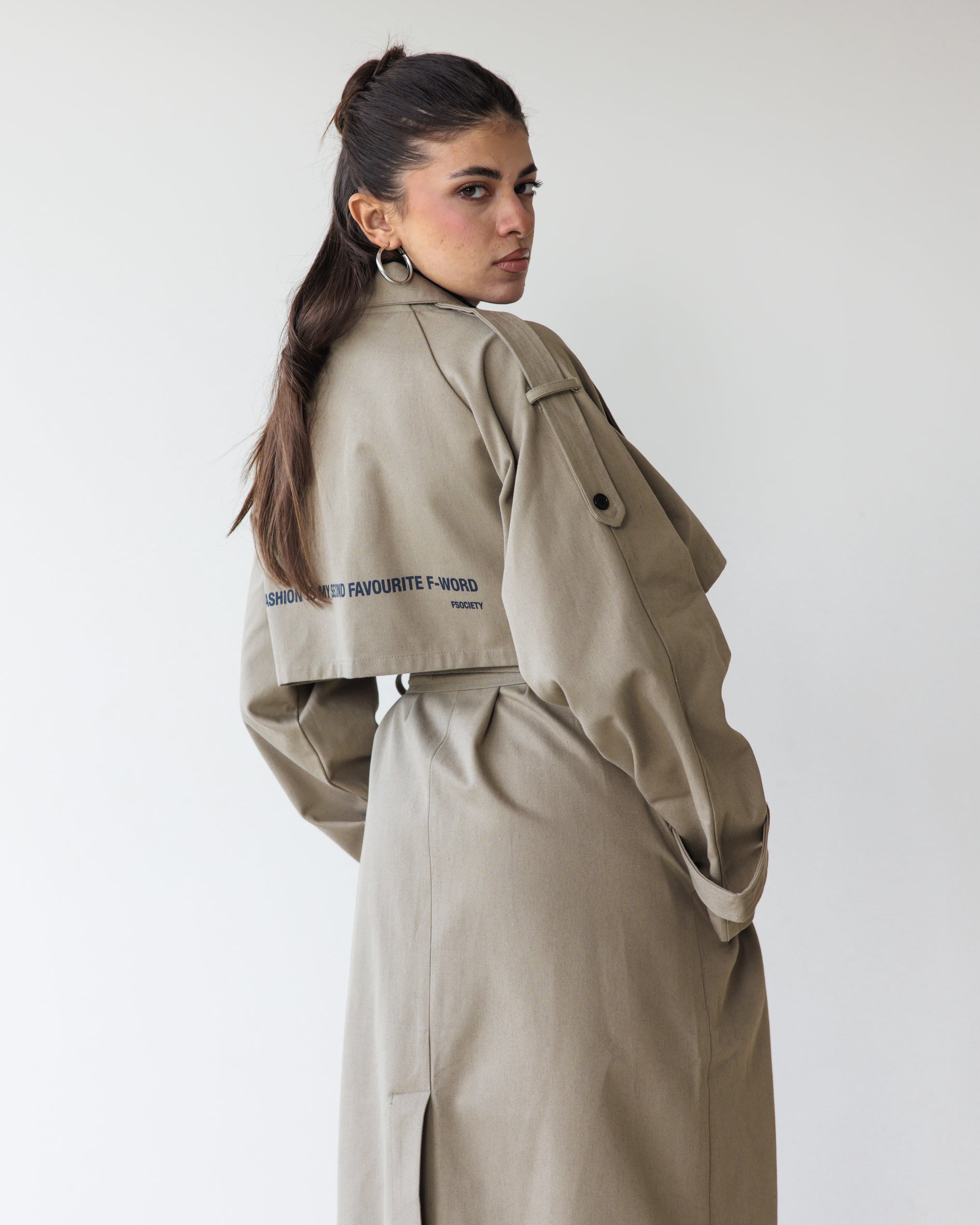 Beige Trench Coat