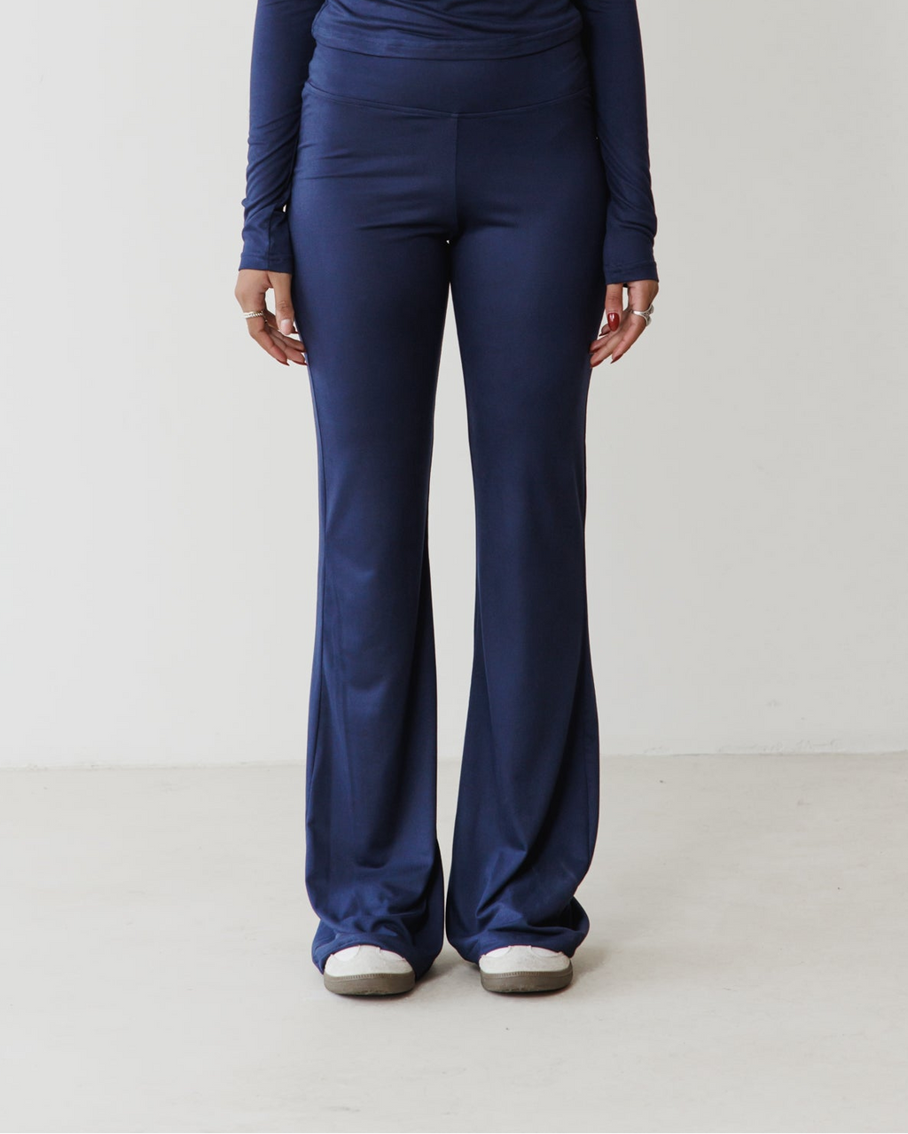Victorian Flare Dark Navy Pants