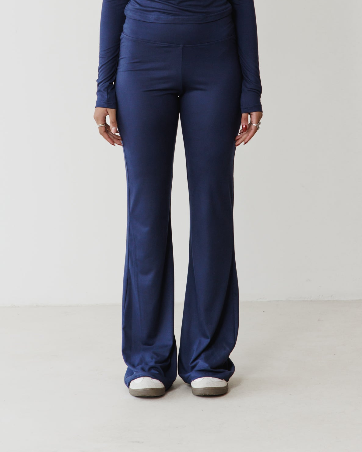 Victorian Flare Dark Navy Pants