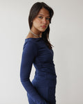 Victorian Classic Navy Top