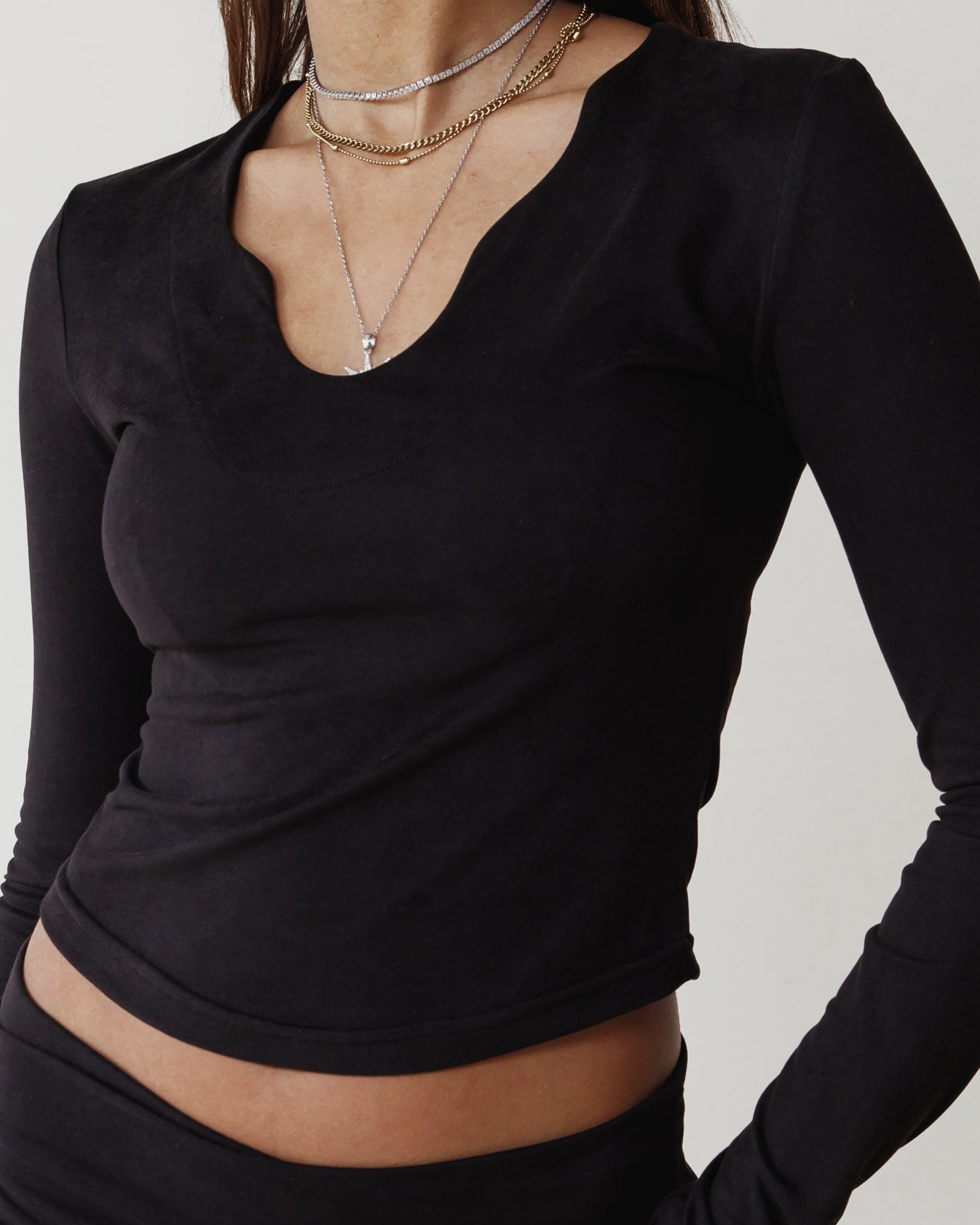 Victorian Grace Black Top