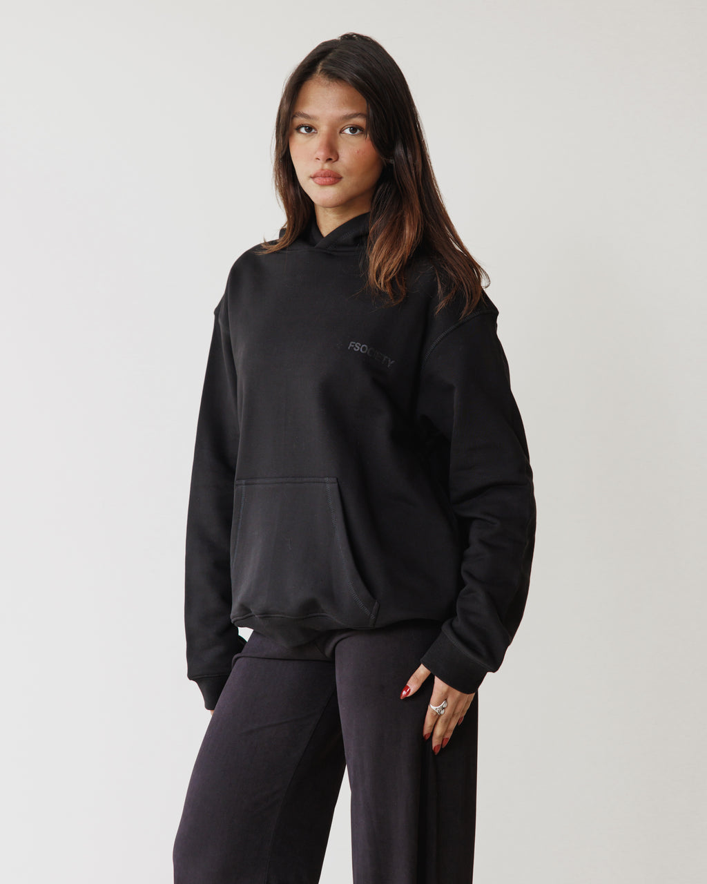 Hefty Black Hoodie