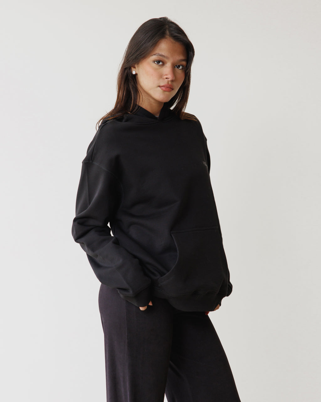 Hefty Black Hoodie