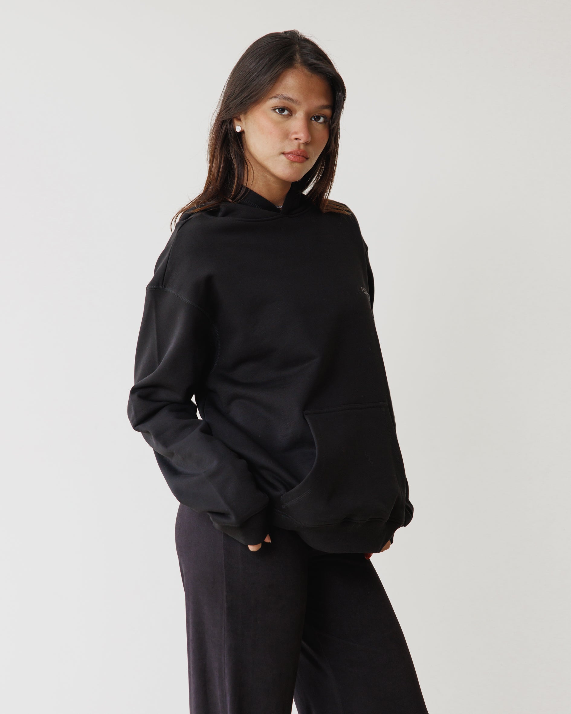 Hefty Black Hoodie