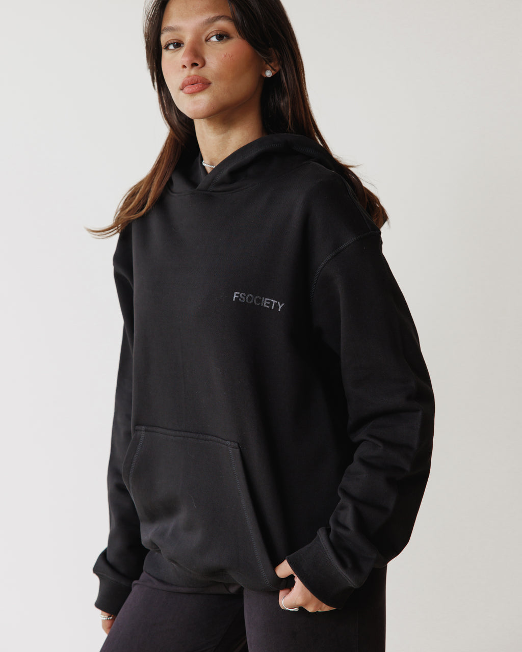 Hefty Black Hoodie