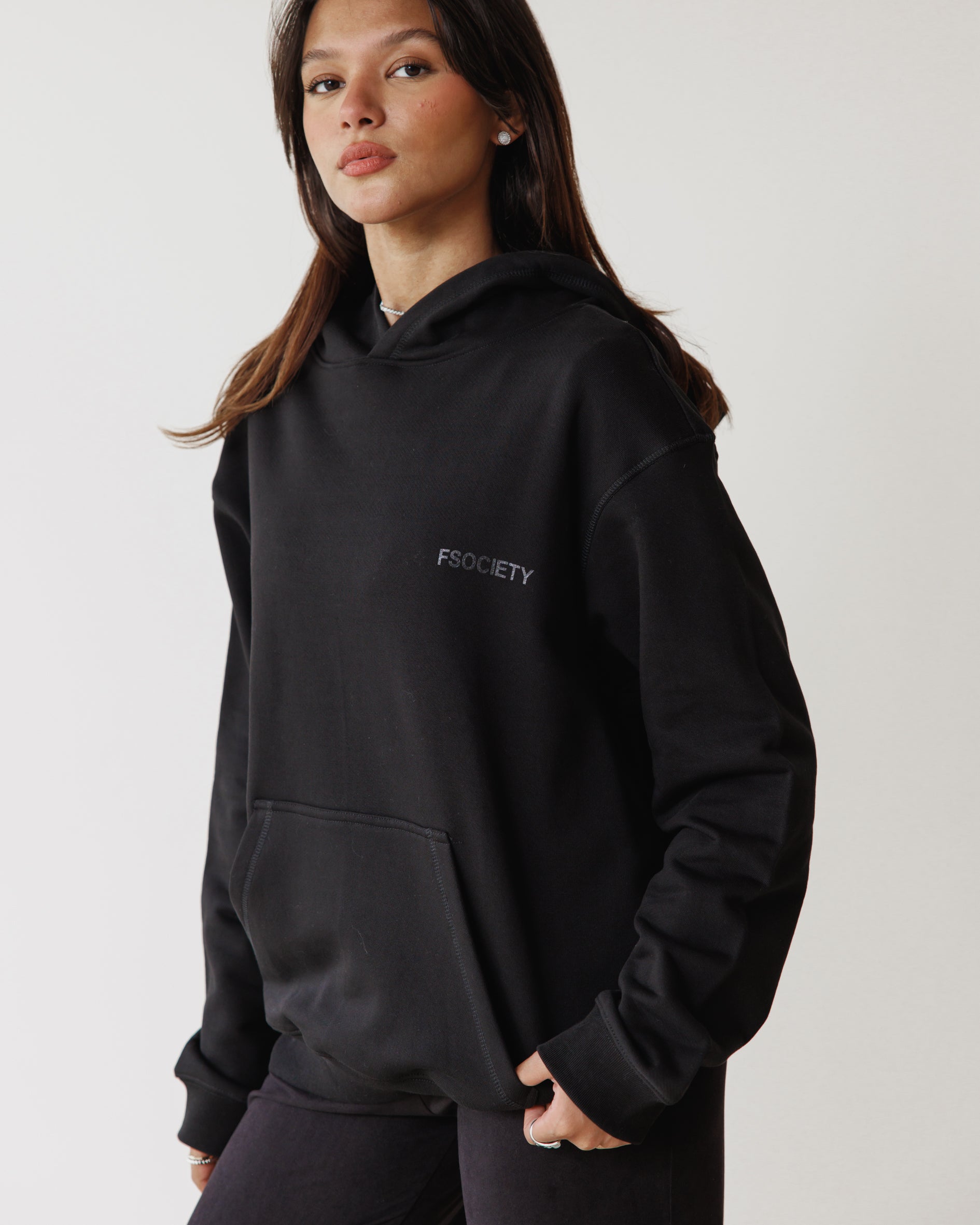 Hefty Black Hoodie