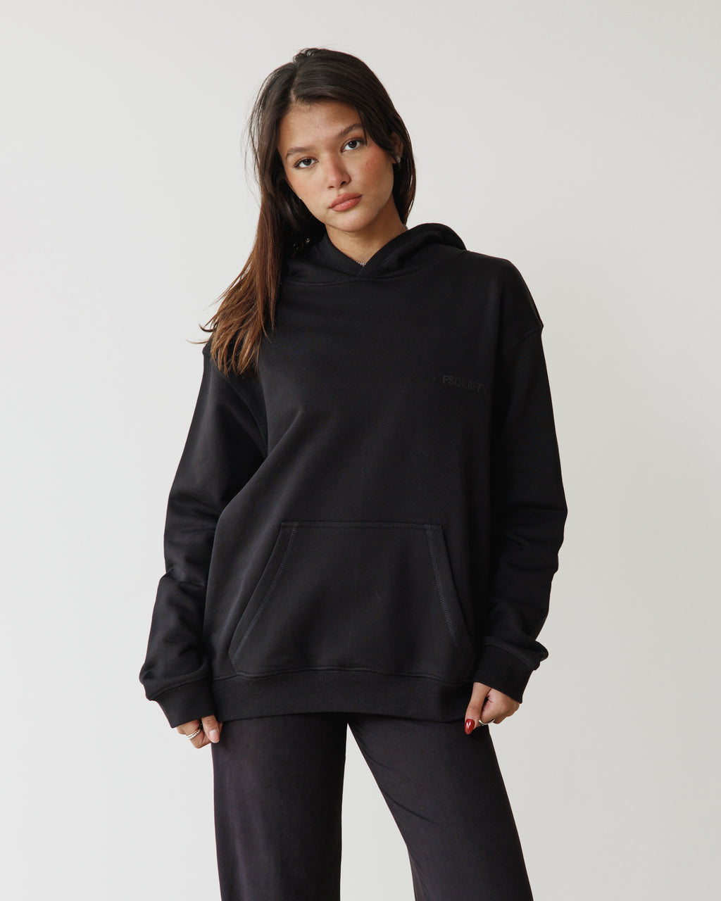 Hefty Black Hoodie