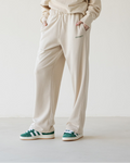 Hefty Beige Female Sweatpants