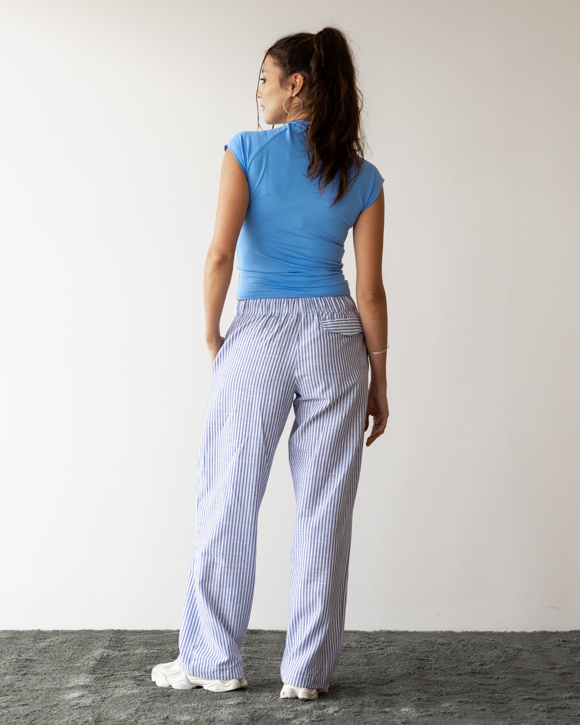 Capri Stripe Pant
