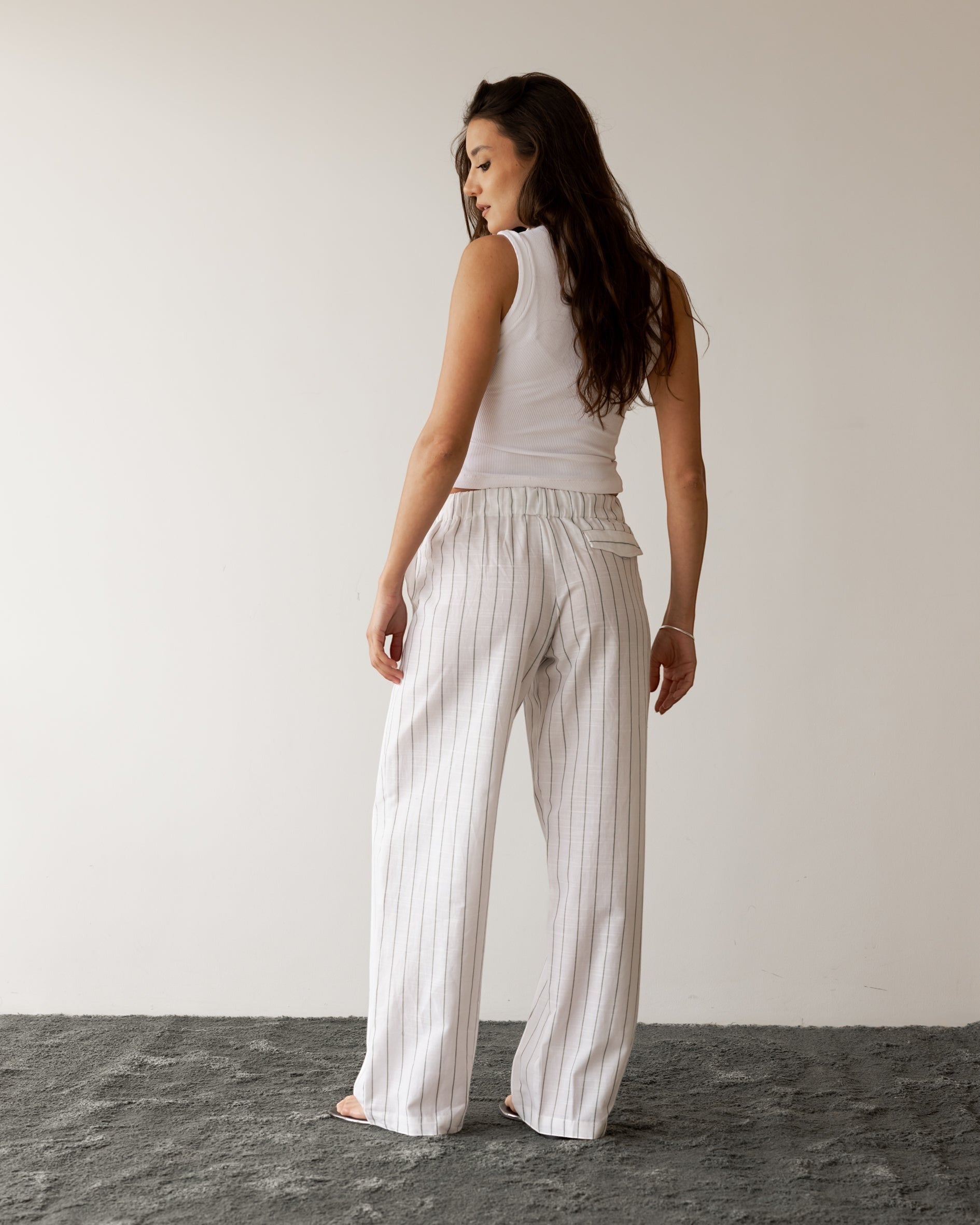 Light Cotton Stripe pant