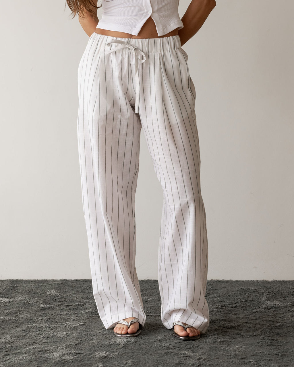 Light Cotton Stripe pant