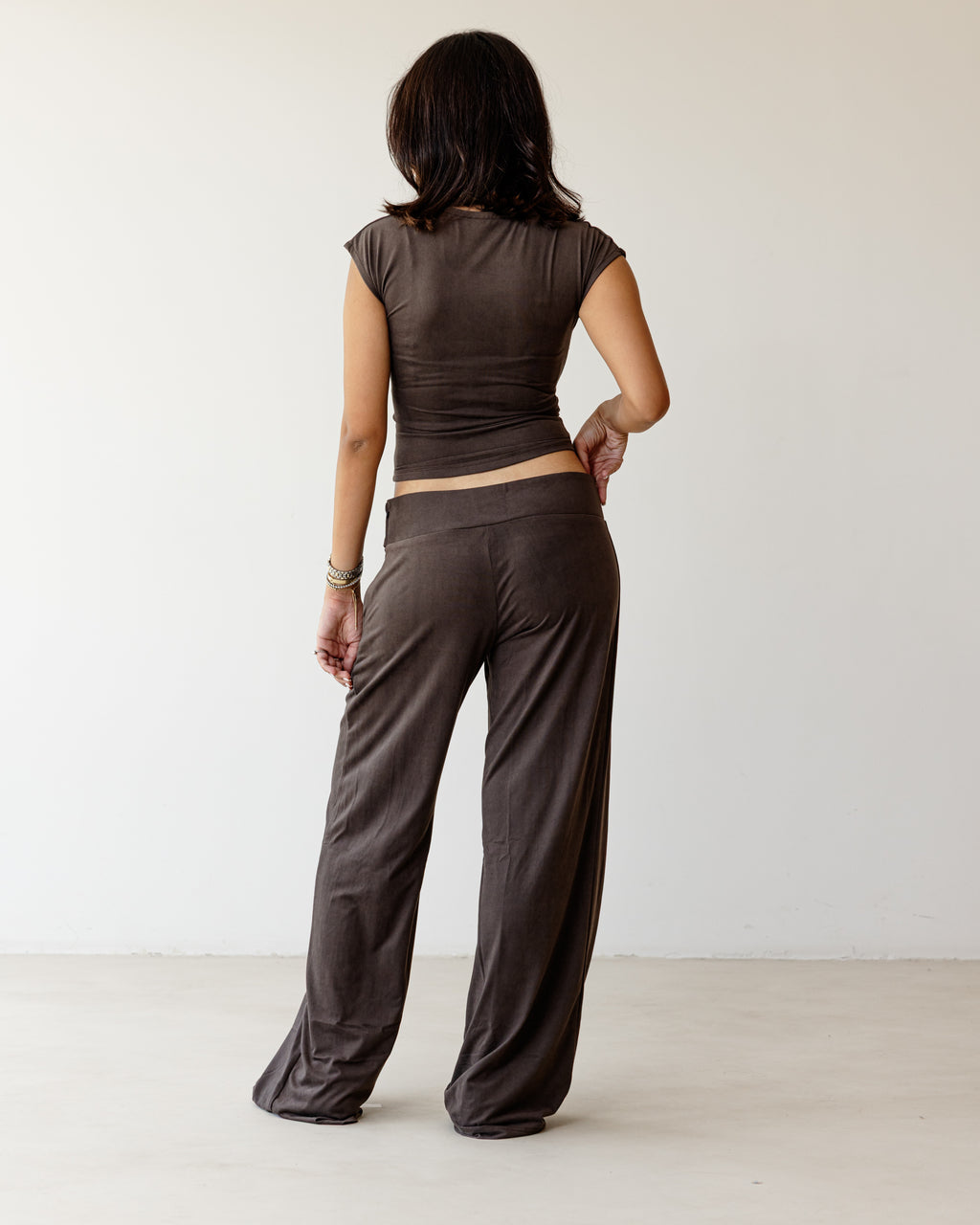 Victorian String Dark Brown Pants