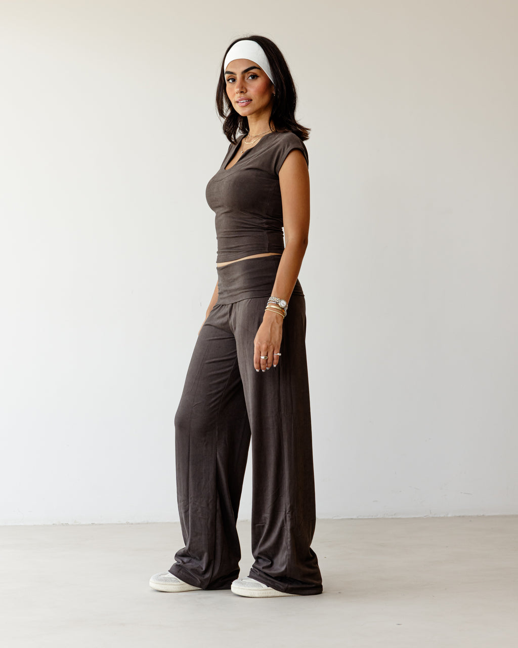 Victorian Flip Dark Brown Pants