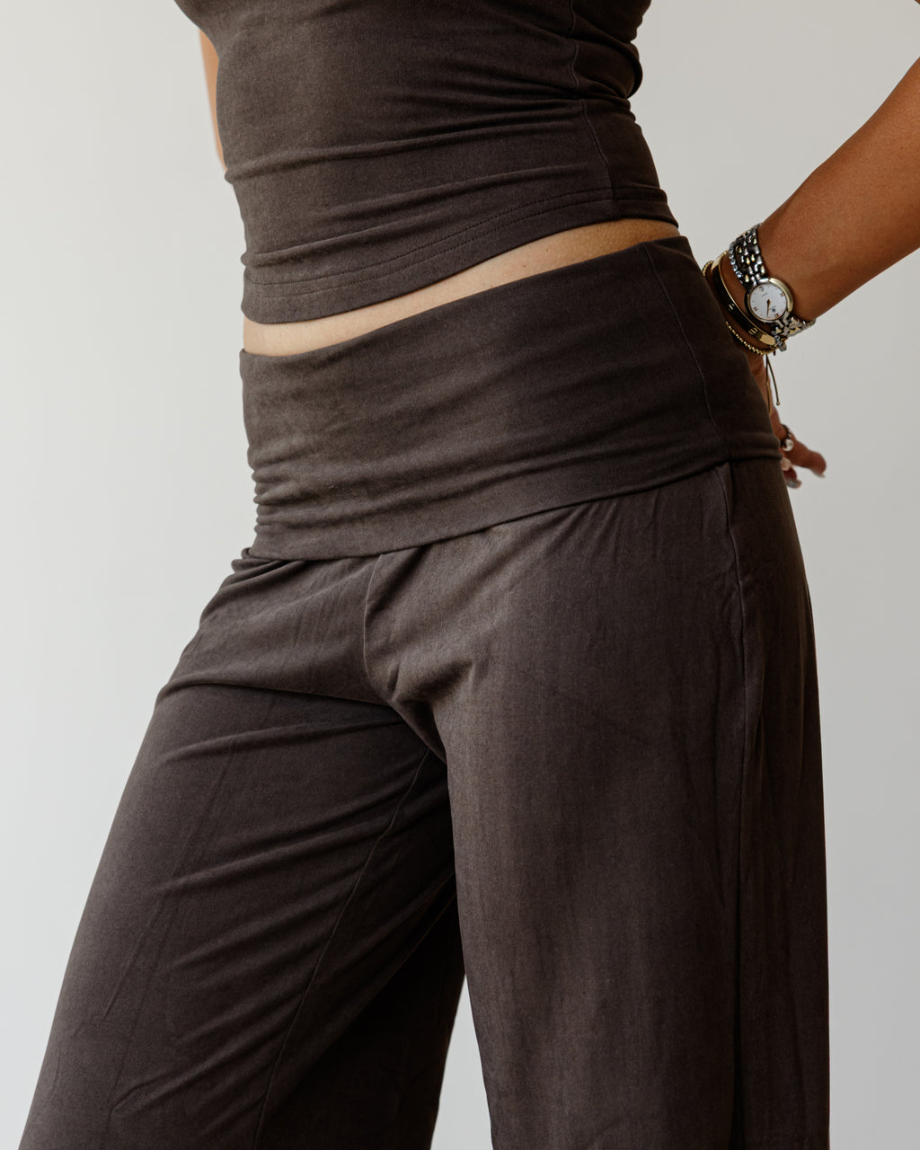Victorian Flip Dark Brown Pants