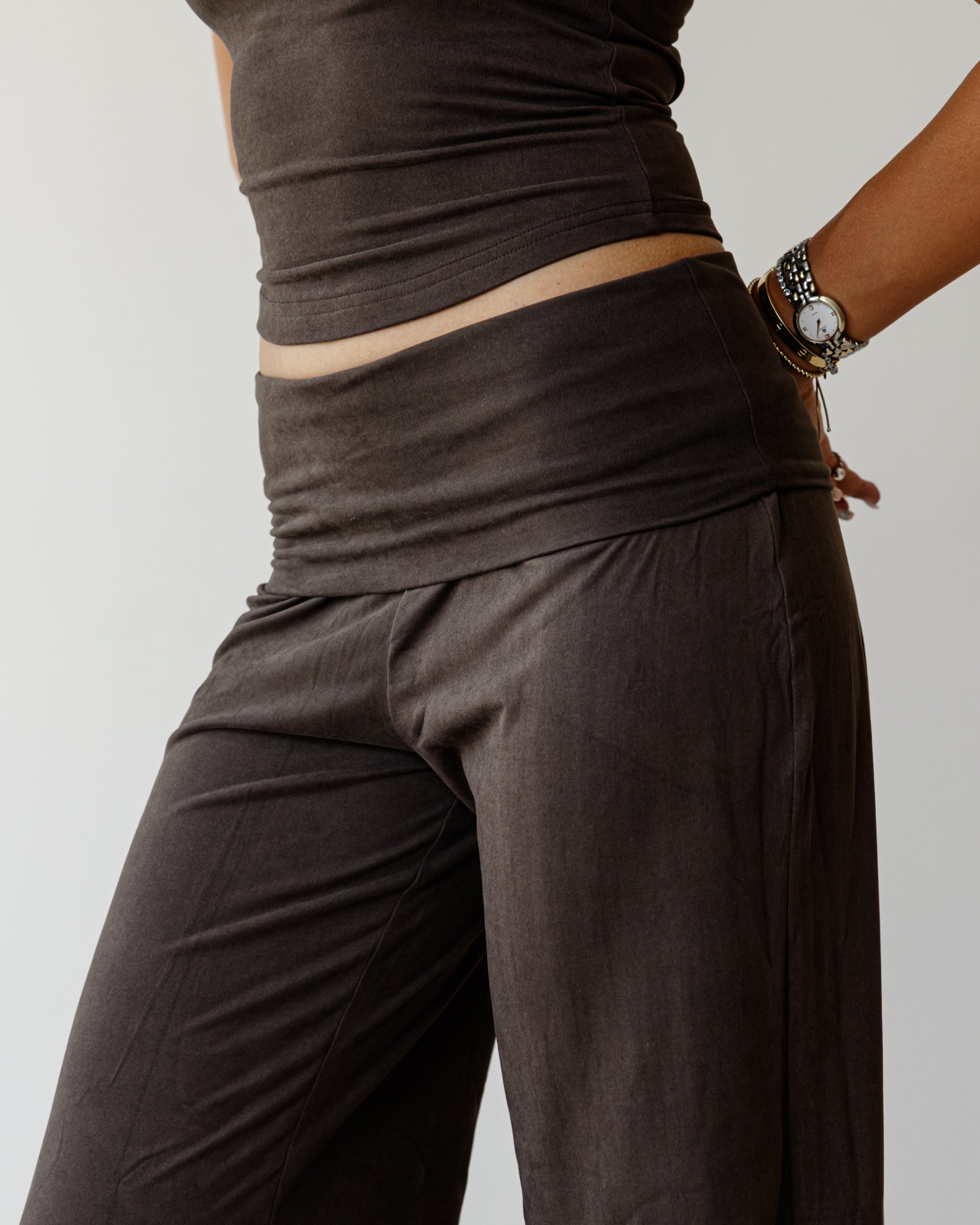 Victorian Flip Dark Brown Pants