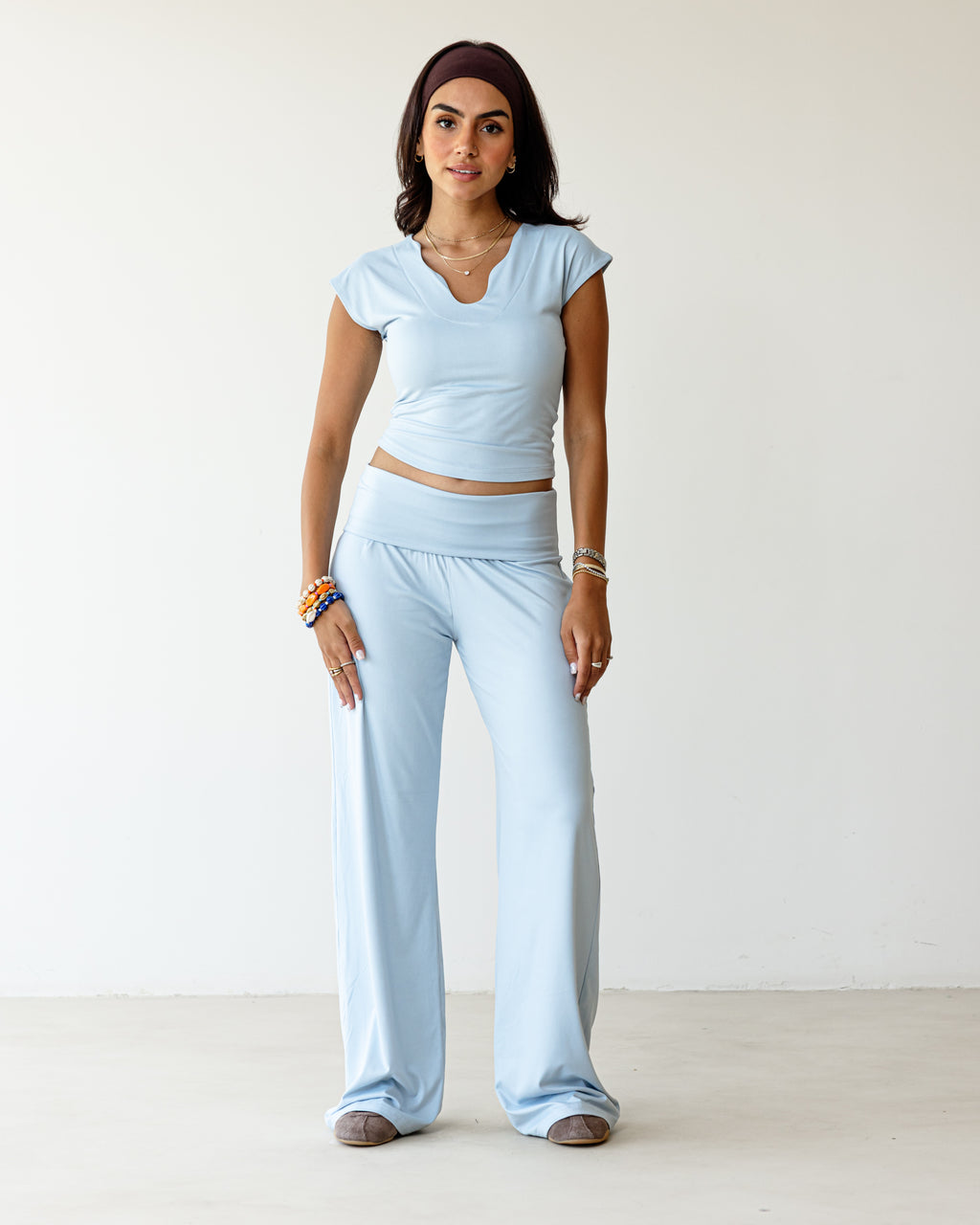 Victorian Flip Light Blue Pants