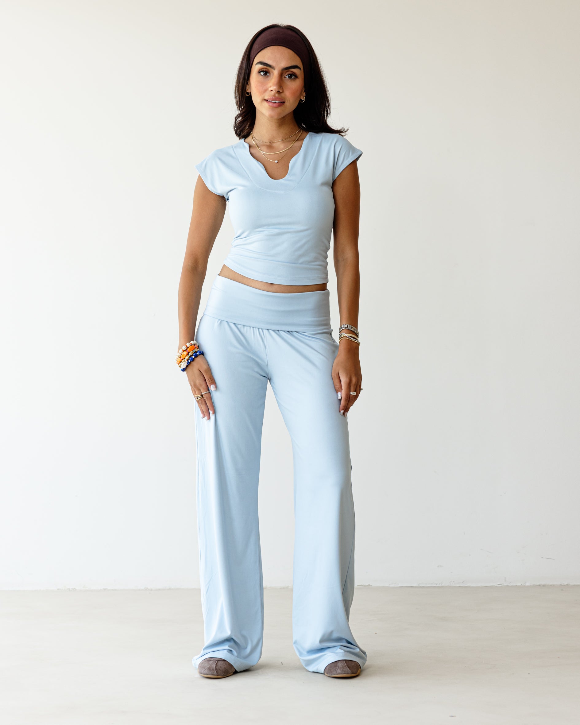 Victorian Flip Light Blue Pants