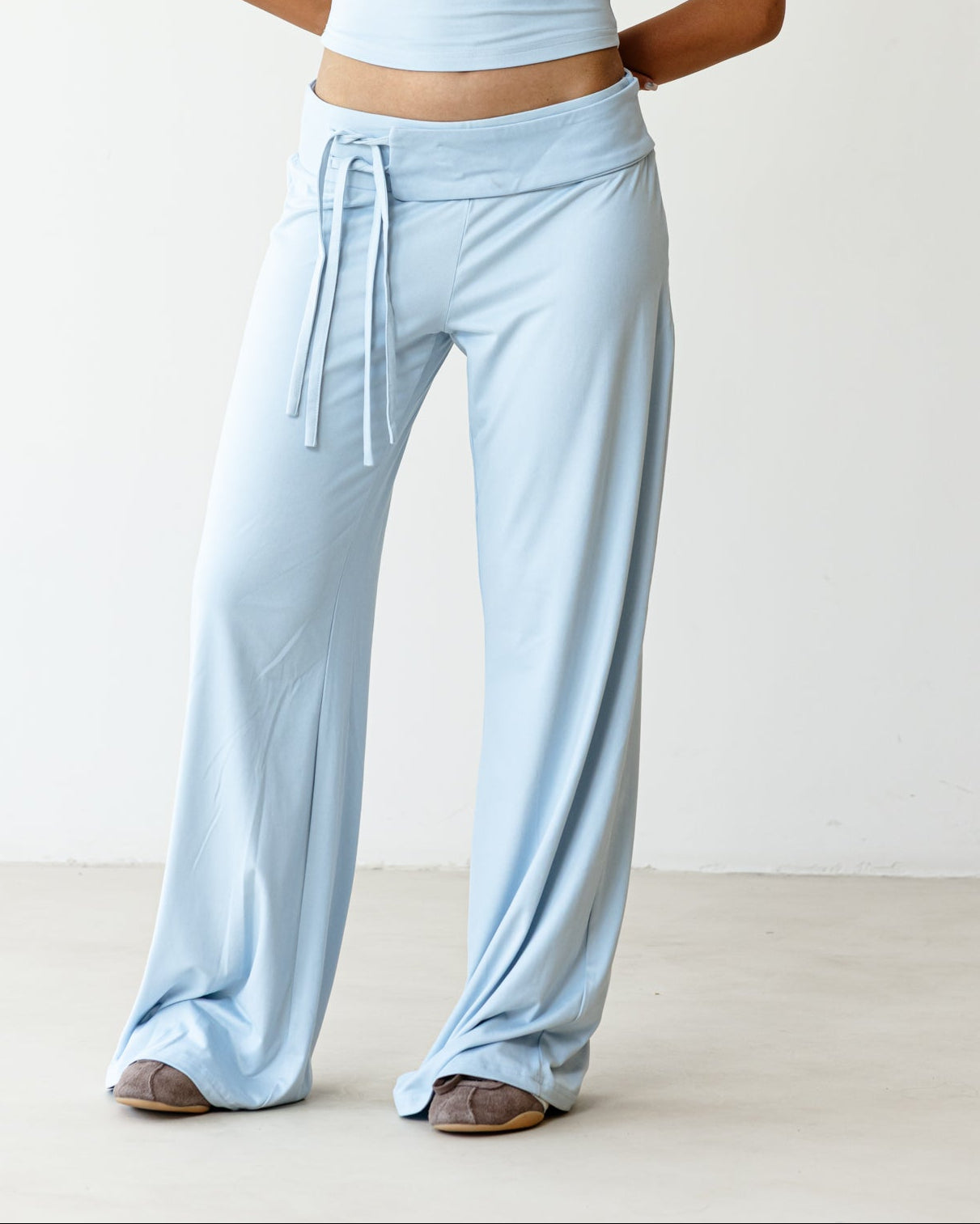 Victorian String Light Blue Pants