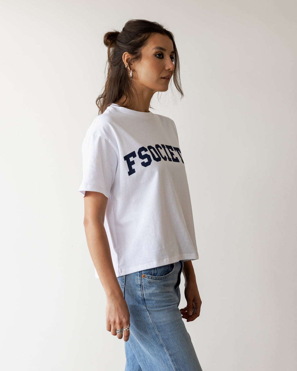 FSociety White Classic Tee