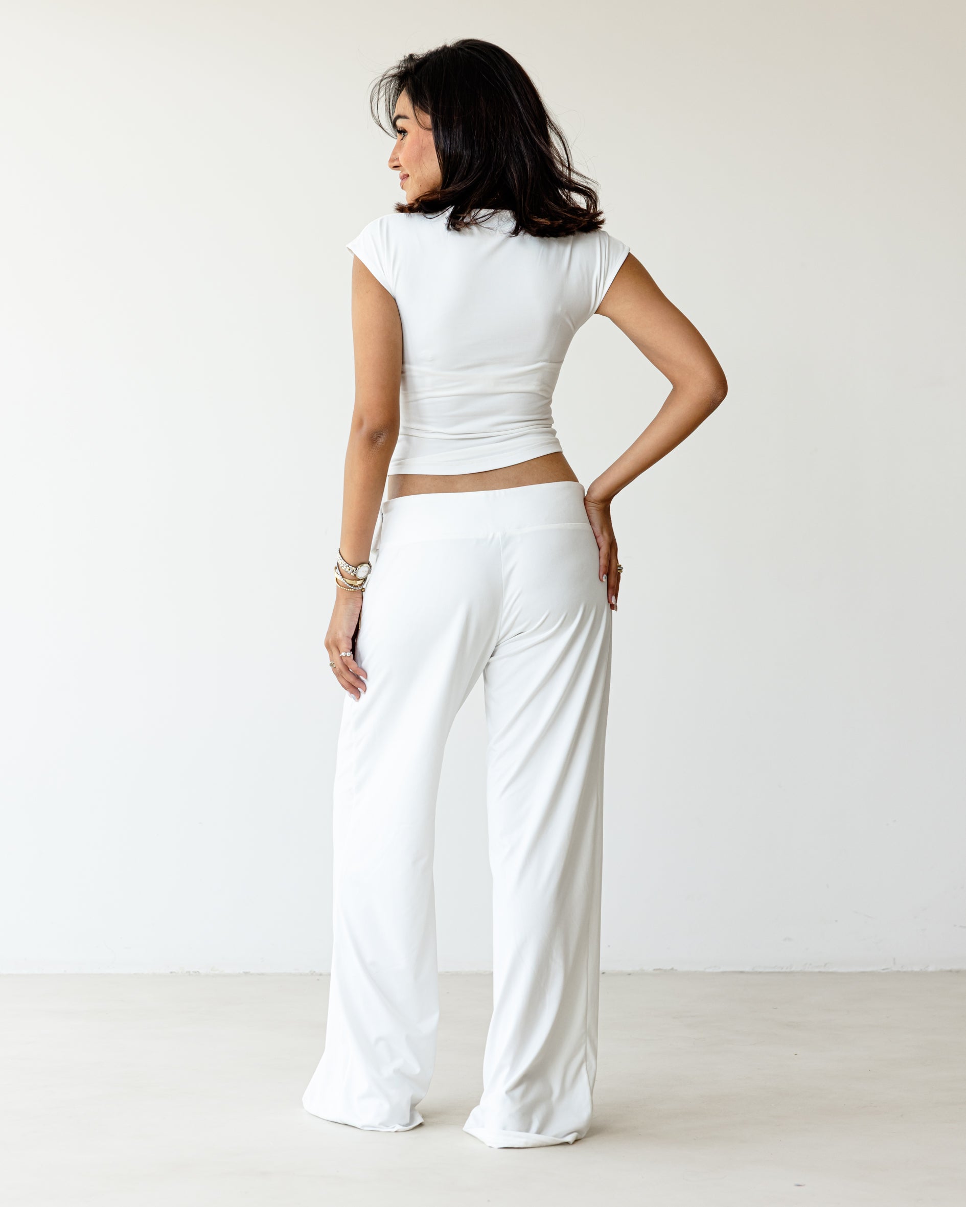 Victorian String White Pants
