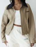 Two-Tone Bomber Jacket