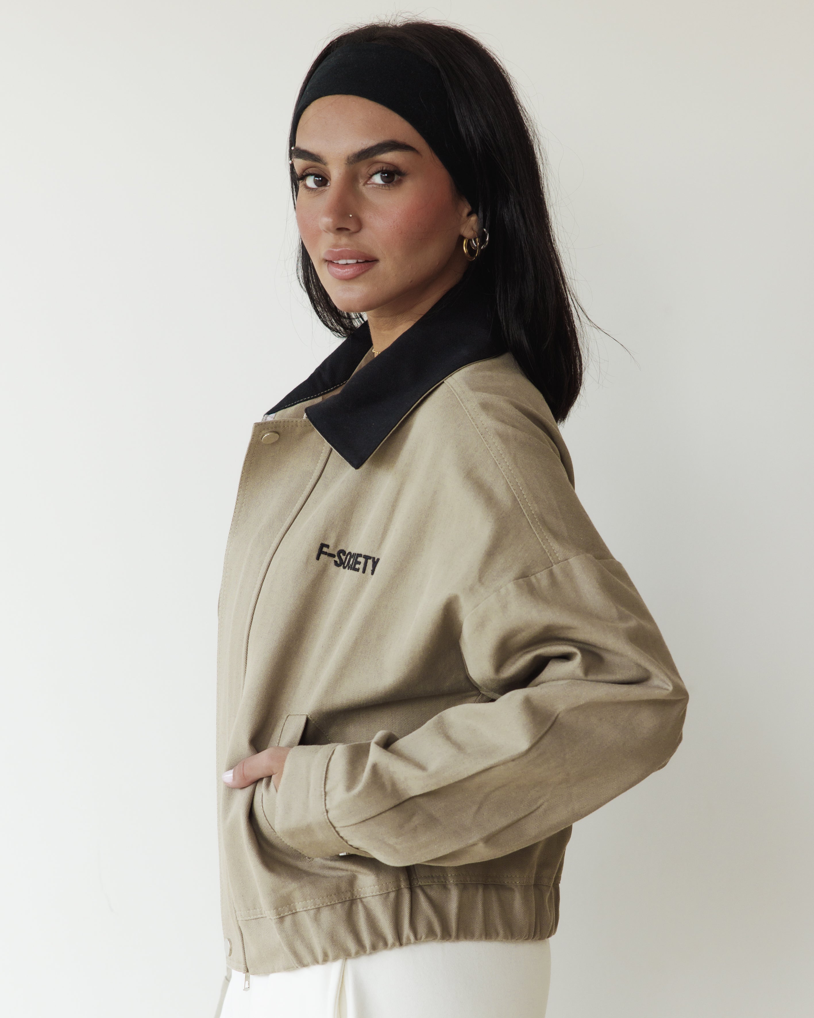 Two-Tone Bomber Jacket