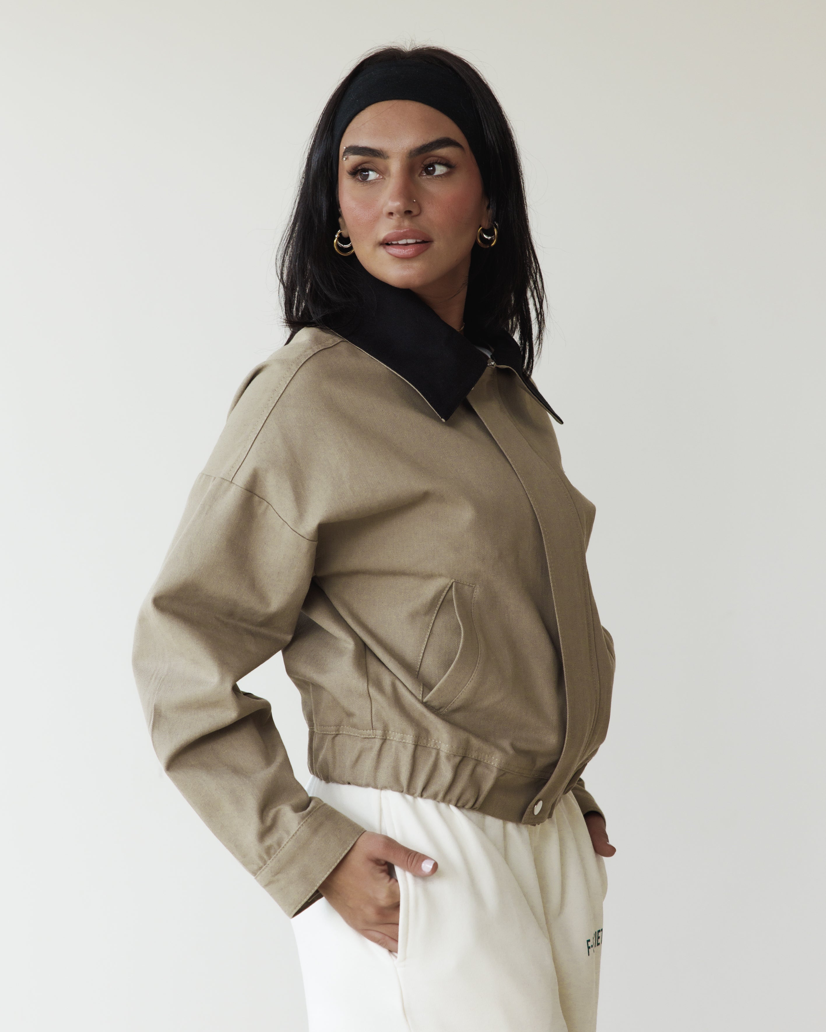 Two-Tone Bomber Jacket