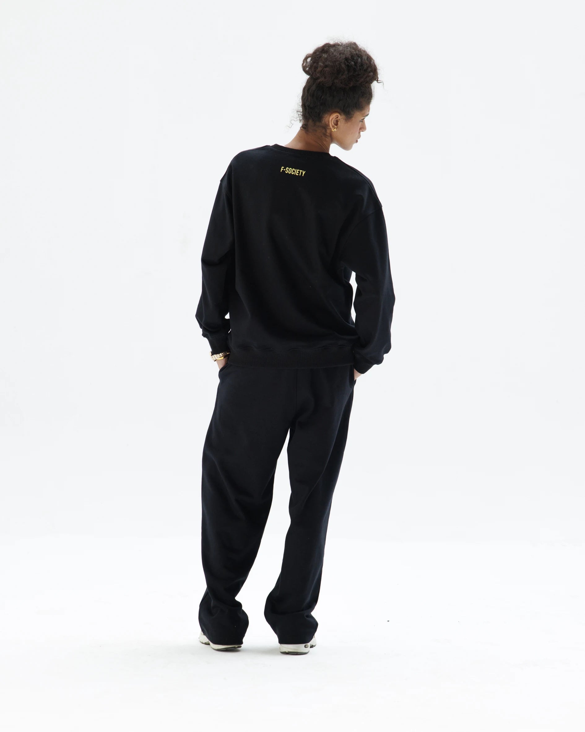 Black Straight Sweatpants