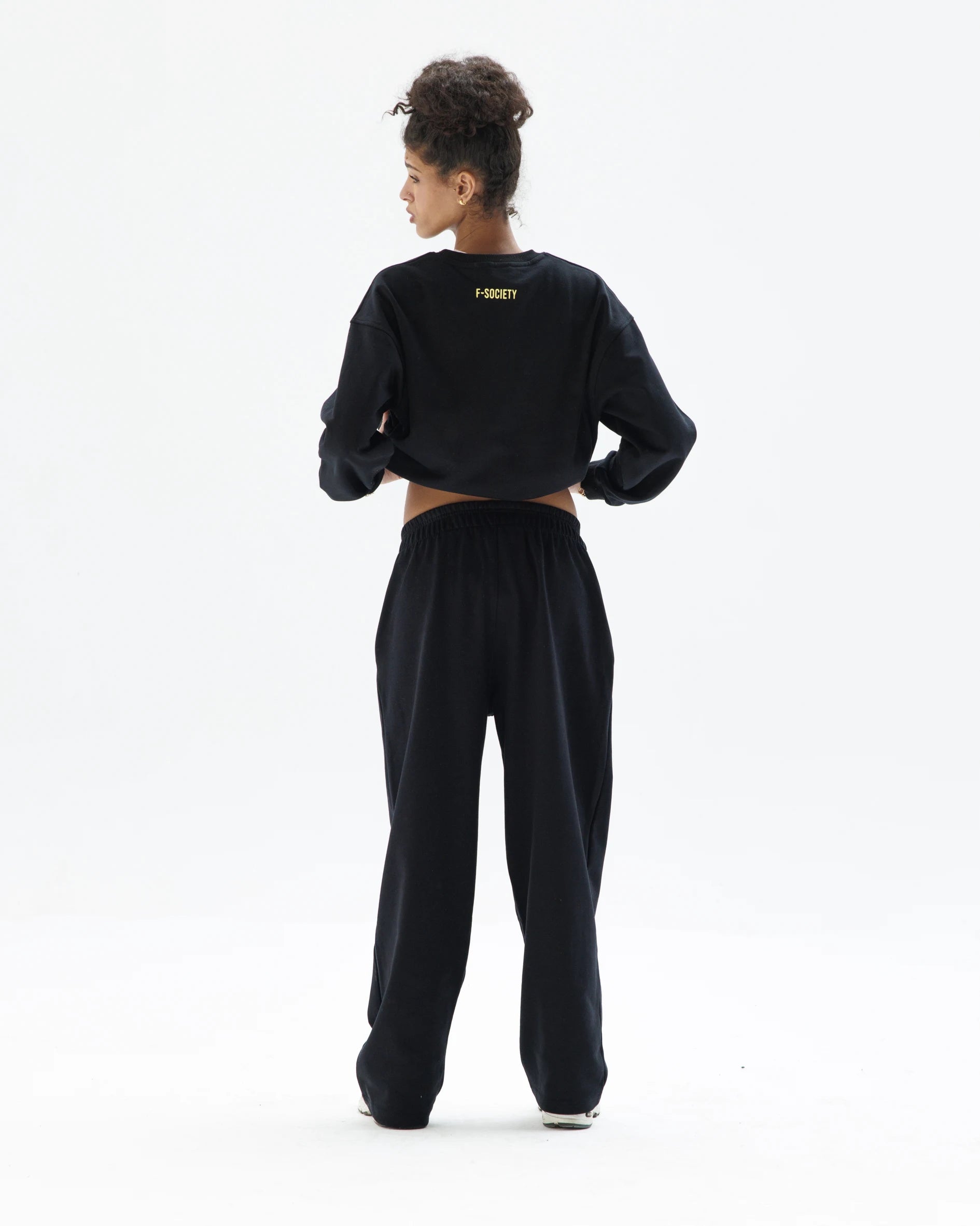 Black Straight Sweatpants