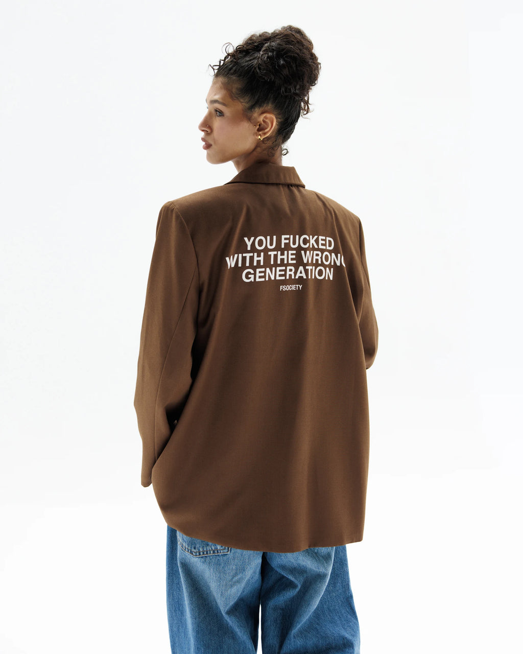 Brown Bold Blazer