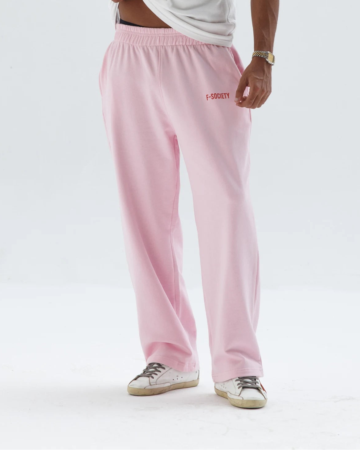Pink Straight Sweatpants