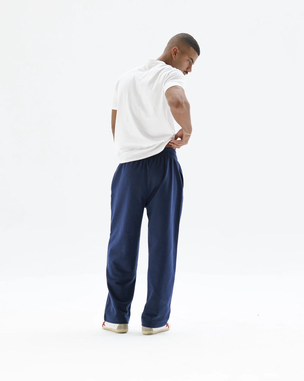 Blue Straight Sweatpants