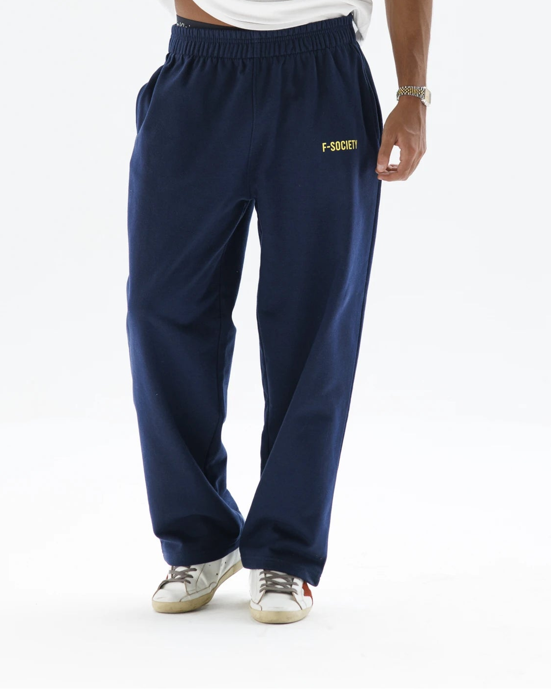 Blue Straight Sweatpants