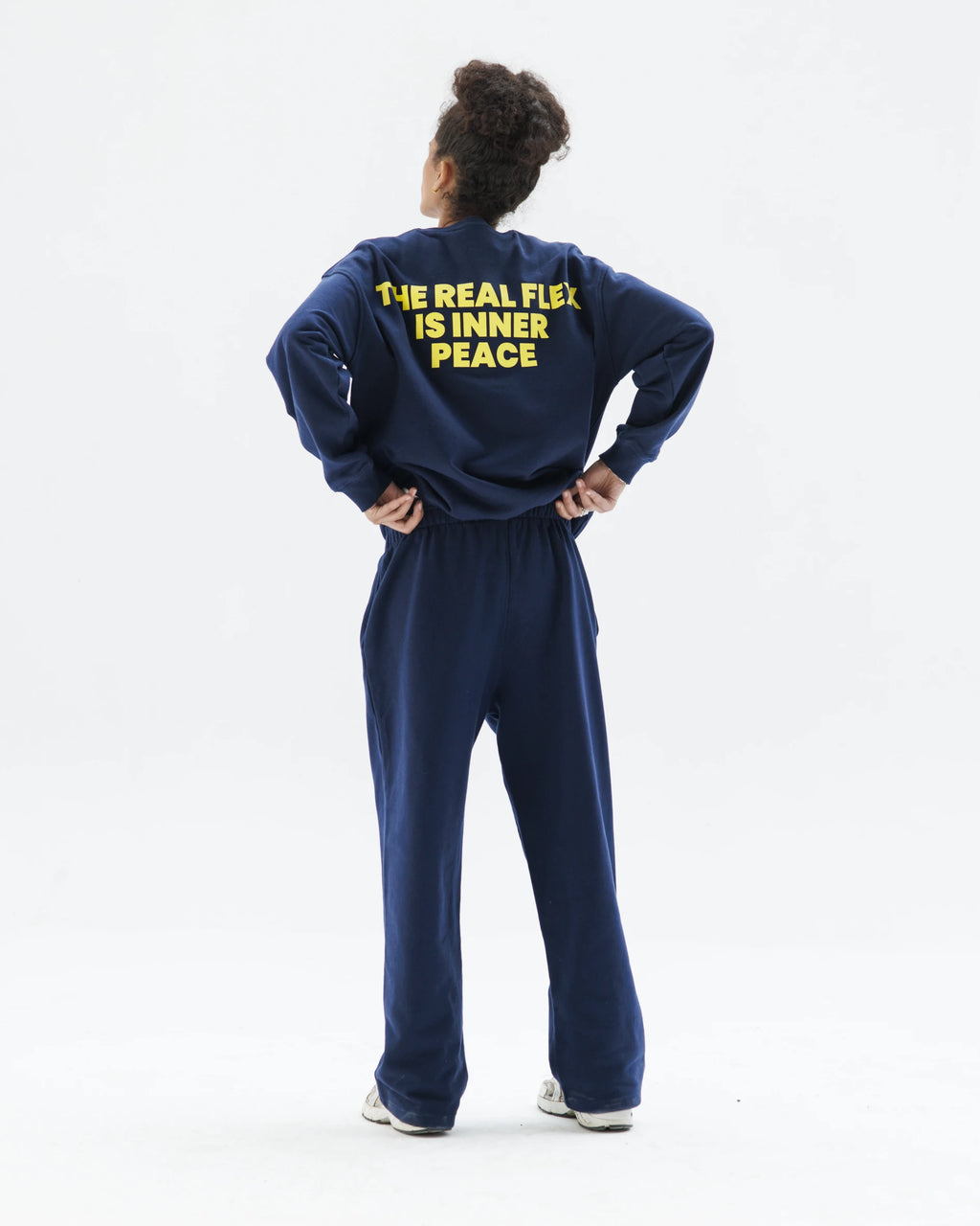 Blue Straight Sweatpants