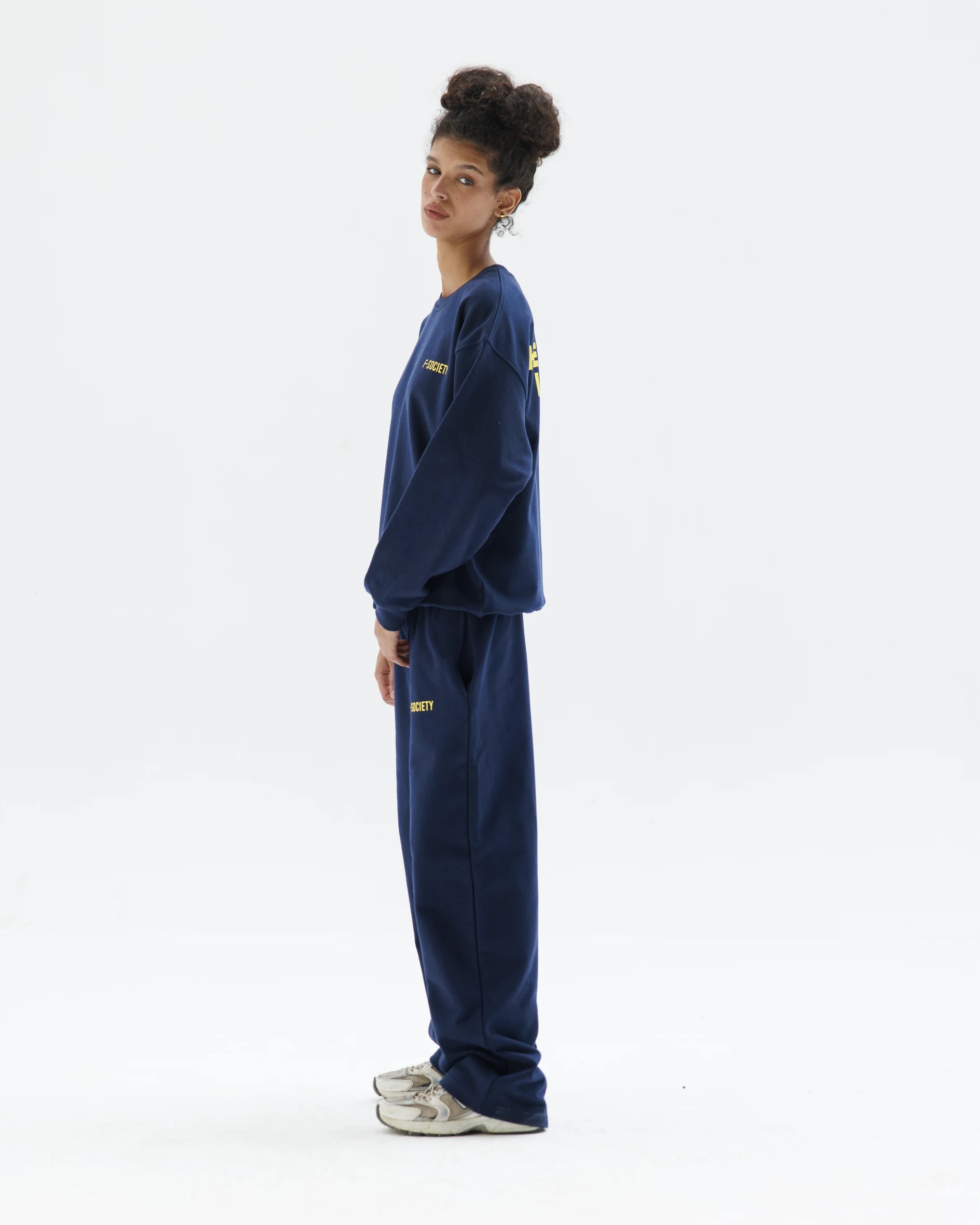 Blue Straight Sweatpants