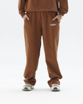 Brown Straight Sweatpants