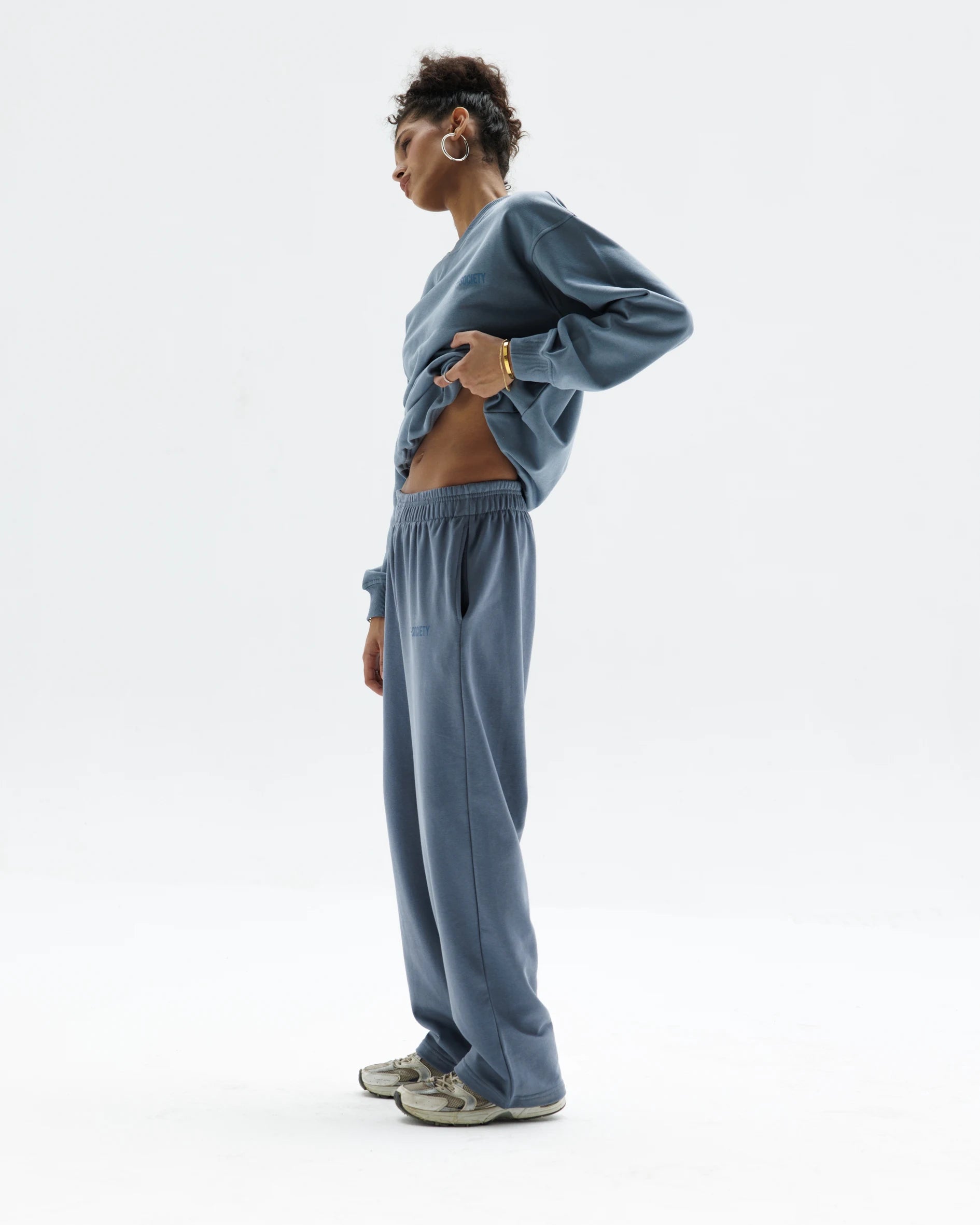 Grey Straight Sweatpants